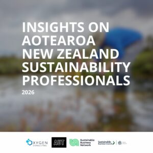 2026 Insights on New Zealand Sustainability Professionals survey launches
