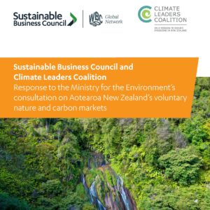 SBC and CLC response to MfE on Aotearoa New Zealand’s voluntary nature and carbon markets